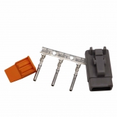 Conector Elétrico Fêmea 3 Vias Deutsch DTM04-3S - Cód.9117