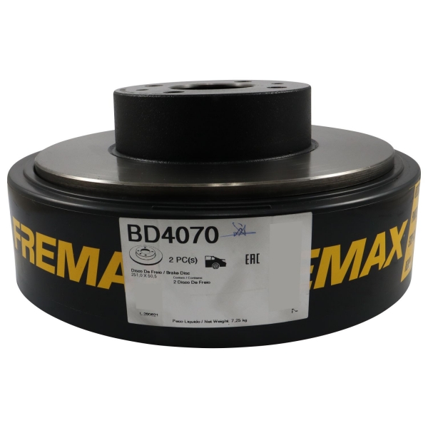 Kit Disco de Freio BD4070 Tras. Fiat Bravo, Linea - Cód.3953
