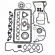 Jg de Juntas de Motor 600.855 Troller T4, GM S10 - Cód.9542