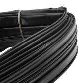 Espaguete Liso Leiplast 13mm / 50m Preto - Cód.1204