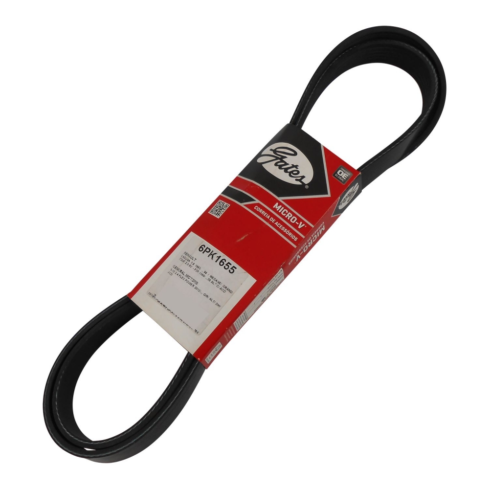 Correia Micro-V Gates 6PK1655 GM S10 2.4 - Cód.4857