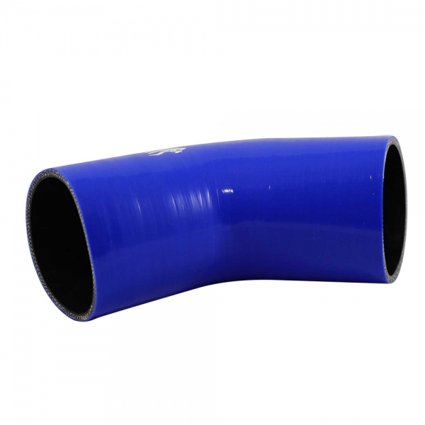 Curva 45º de Silicone Azul 3