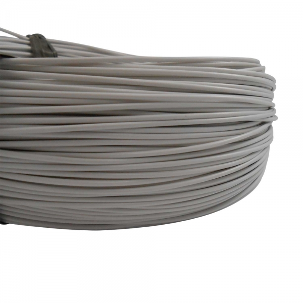 100m Cabo Flex. Auto Estanhado 0.50mm Branco - Cód.6756