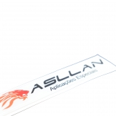 Par de Adesivo Asllan Resinado Branco 12 x 2,5cm - Cód.10859