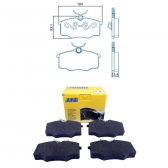 Pastilha Diant. Jurid HQJ2054 VW Gol, Voyage - Cód.3182