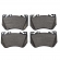 Pastilha Diant. Textar 2651901 Mercedes C200 - Cód.14657
