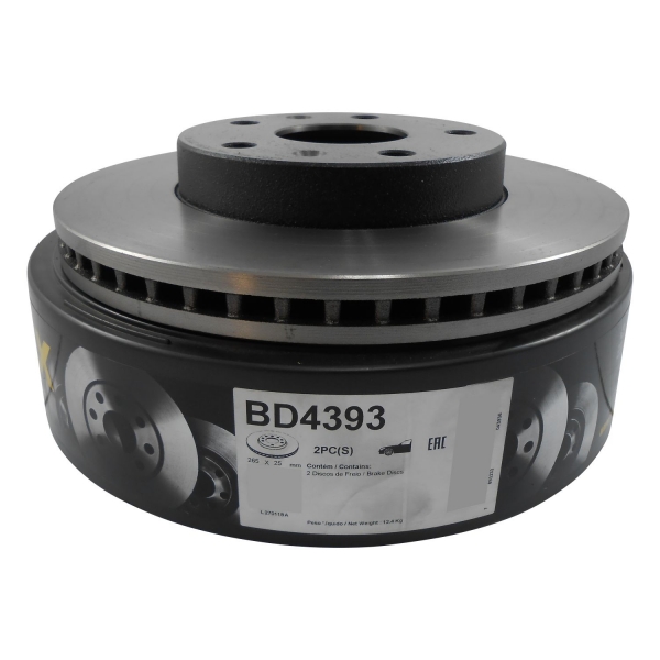 Kit Disco de Freio BD4393 Diant. Chery Tiggo 2.0 - Cód.3622