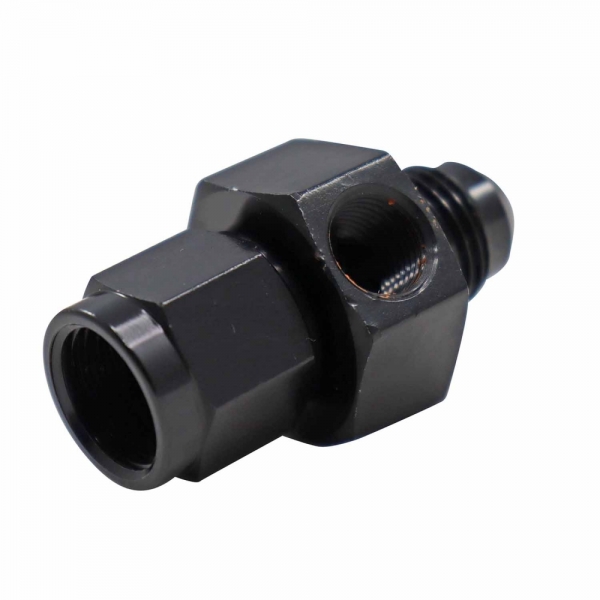 Adaptador 6AN x 6AN com Saída 1/8NPT All Black  - Cód.9454