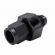 Adaptador 6AN x 6AN com Saída 1/8NPT All Black  - Cód.9454