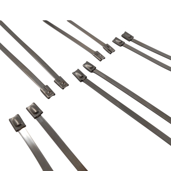 Kit 50 Abraçadeiras Zip Tie Inox 200mm - Cód.6890