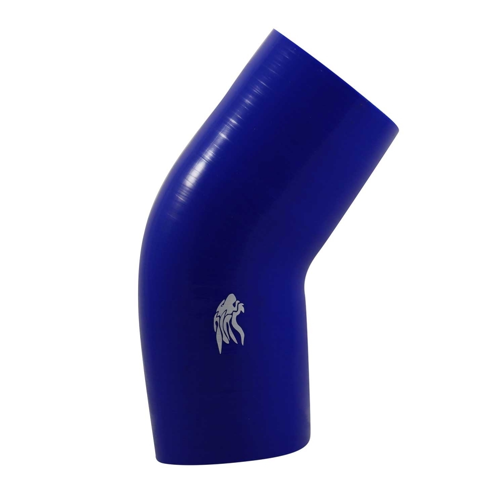 Curva 45º de Silicone Azul 3