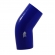 Curva 45º de Silicone Azul 3