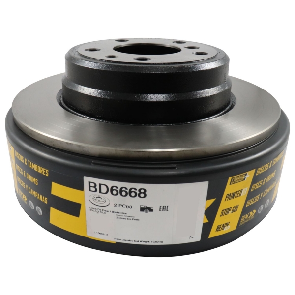Kit Disco de Freio BD6668 Tras. BMW 520, 525, 530 - Cód.7706