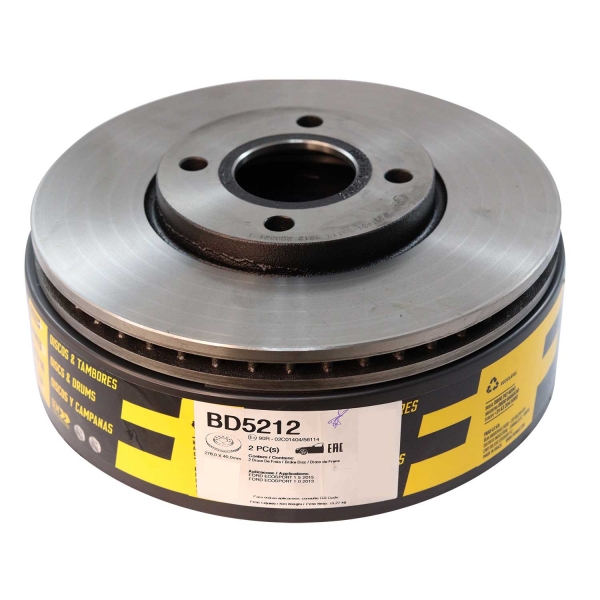 Kit Disco de Freio BD5212 Diant. Ford Ecosport - Cód.3742