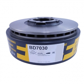 Kit Disco de Freio BD7030 Diant. Mitsubishi L200 - Cód.6366