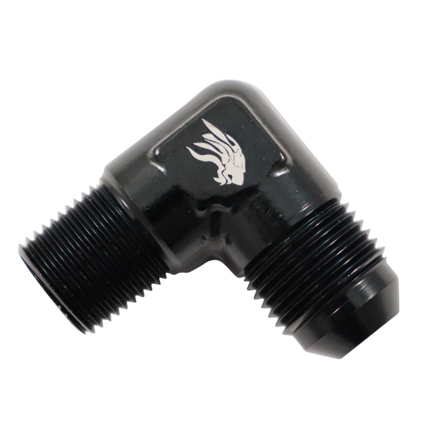 Niple Cotovelo Alumínio 3/8NPT x 8AN - Cód.7800