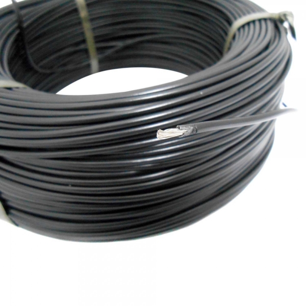 100m Cabo Flex. Auto Estanhado 1.50mm Preto - Cód.6765