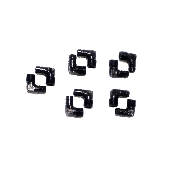 Kit 10 Niples Cotovelo 90 graus 3/8NPT x 1/2