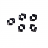 Kit 10 Niples Cotovelo 90 graus 3/8NPT x 1/2