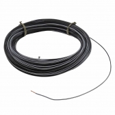 100m Cabo Flex. Automotivo 0.50mm Preto e Branco - Cód.12545