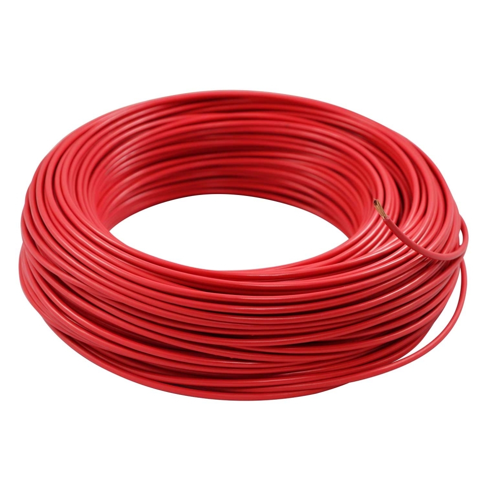 Cabo Flex. Automotivo 4.00mm Vermelho - Cód.8103