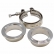 Kit Abraçadeira V-Band com Flanges Inox 2