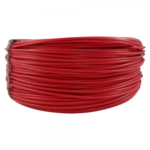 100m Cabo Flex. Auto Estanhado 1.00mm Vermelho - Cód.6761