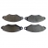 Pastilha de Freio Diant. Jurid HQJ2068 Peugeot 206- Cód.4147