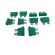 Kit com 10 Fusíveis Lamina Verde 30A - Cód.6746