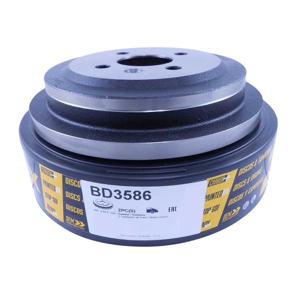 Kit Tambor de Freio BD3586 Tras. GM Onix Turbo - Cód.6504