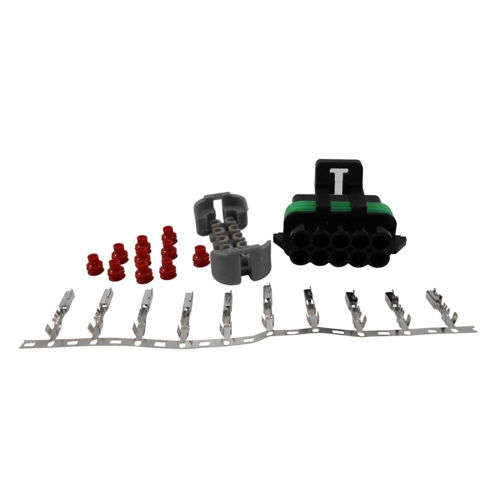 Conector Elétrico 10 Vias Fêmea ETE4560 - Cód.7422