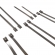 Kit 10 Abraçadeiras Zip Tie Inox 200mm - Cód.6888