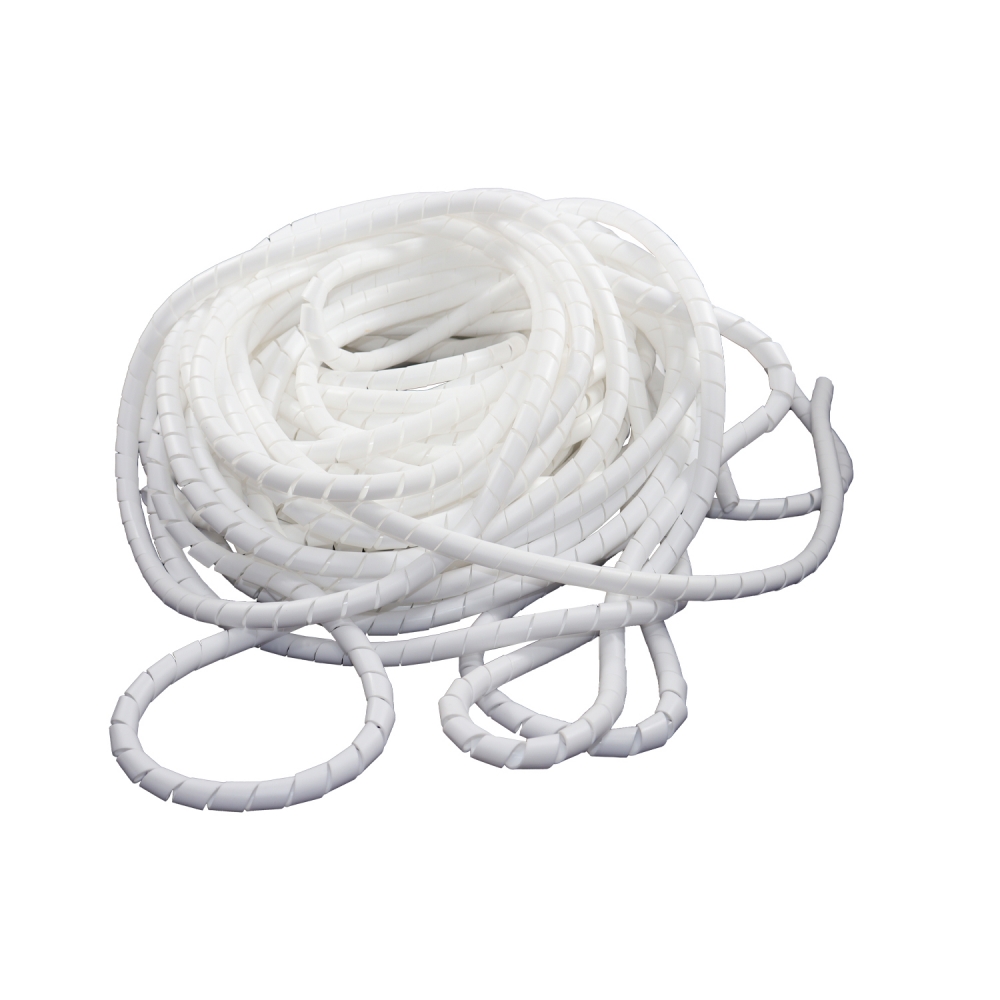 Organizador Espiral HellermannTyton Branco 5/8 - Cód.7384