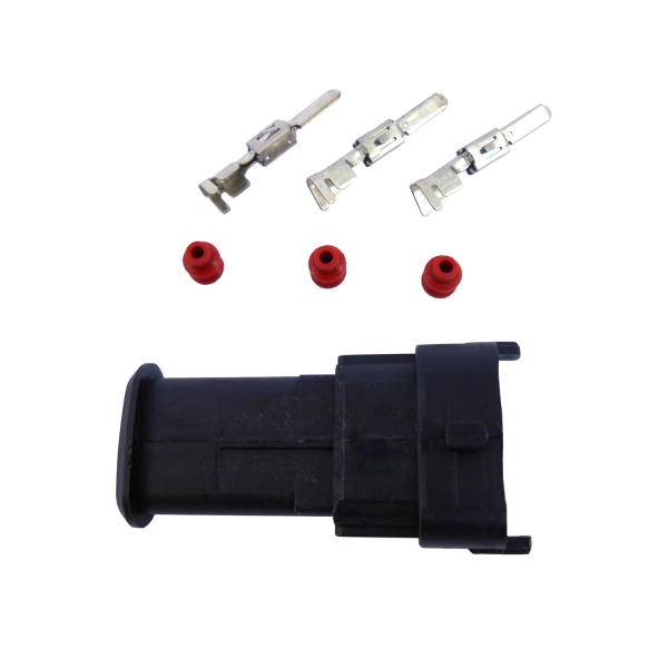 Conector 3 vias Bobina de Ignição ETE8802 Palio - Cód.5842