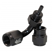 Conexão 3AN / AN3 Curva 90º para mangueira PTFE All Black - Cód.8338