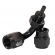 Conexão 3AN / AN3 Curva 90º para mangueira PTFE All Black - Cód.8338