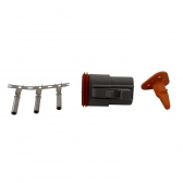 Conector Elétrico Fêmea 3 Vias Deutsch DT06-3S - Cód.6932
