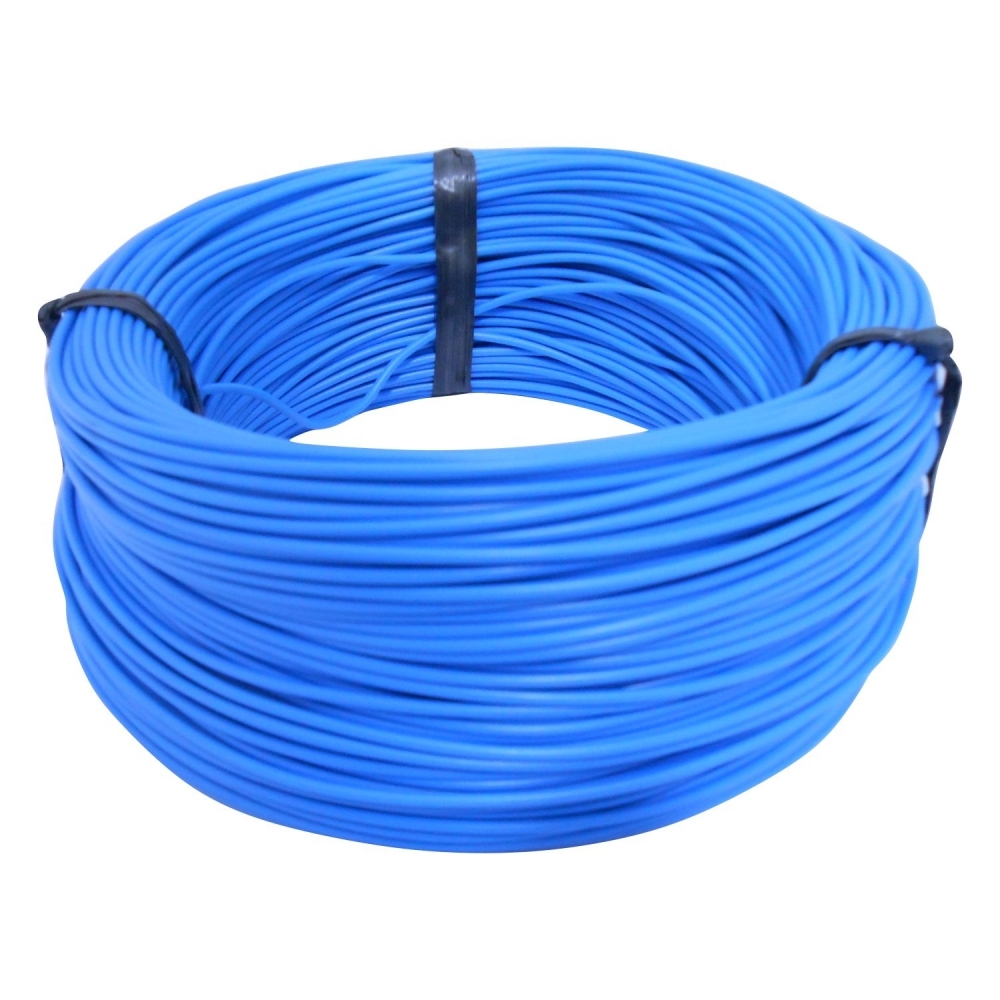 100m Cabo Flex. Automotivo 0.50mm Azul - Cód.6559