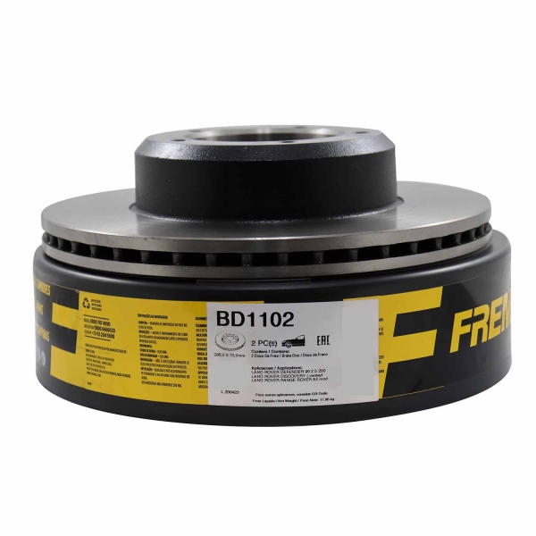Kit Disco de Freio Diant. BD1102 L. Rover Defender- Cód.8653