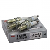 Jg Velas NGK ILKR8E6 Mitsubishi Lancer Evo X - Cód.13666