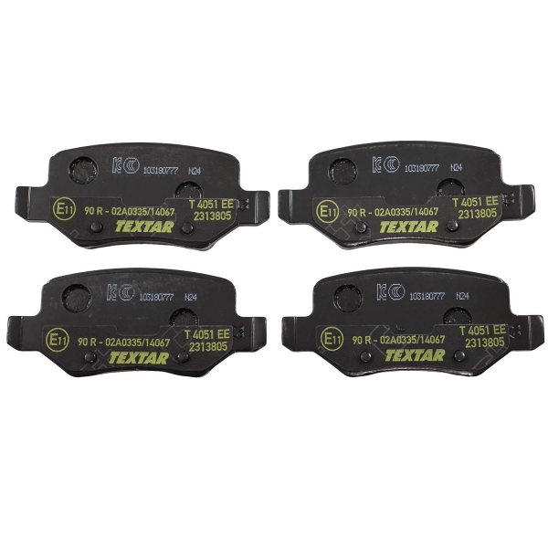 Pastilha Tras. Textar 2313805 Mercedes A200 - Cód.13128
