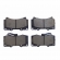 Pastilha de Freio Diant. Ferodo HQF2411A Hummer H3 - Cód.6455