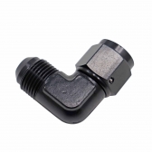 Conexão Curta 90° Femea 8AN x 8AN Macho All Black - Cód.9452