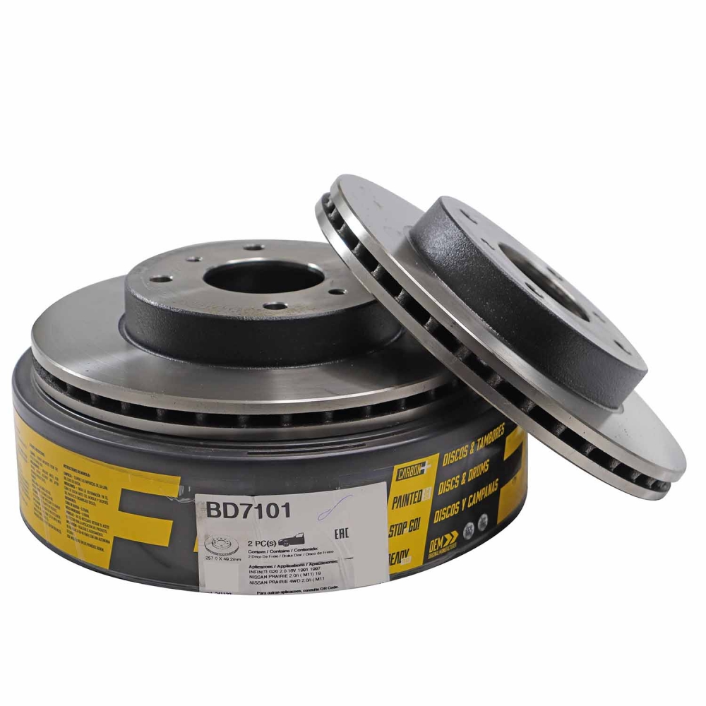 Kit Disco de Freio BD7101 Diant. Nissan Sentra - Cód.10167
