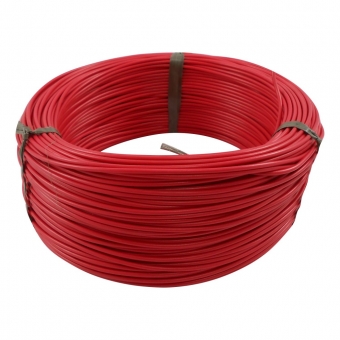 100m Cabo Flex. Auto Estanhado 1.00mm Vermelho - Cód.6761