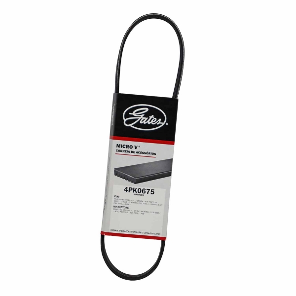 Correia Gates Micro-V 4PK0675 Fiat Idea, Siena - Cód.9569