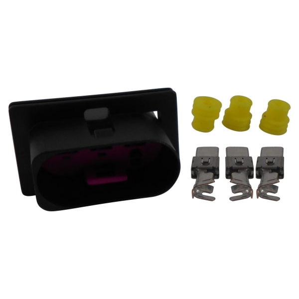 Conector 3 Vias ETE8711 Eletroventilador VW Fox - Cód.7244