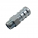 Niple Espigão Fixo Macho Prata 1/8NPT x 3/8\\\