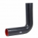 Curva Longa de Silicone MSA Preto 90º X 2 1/2