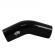 Curva 45º de Silicone MSA Preta 2